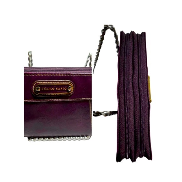 Franco Sarto Deep Purple Burgundy, Women’s Leather Wallet - Picture 2 of 5